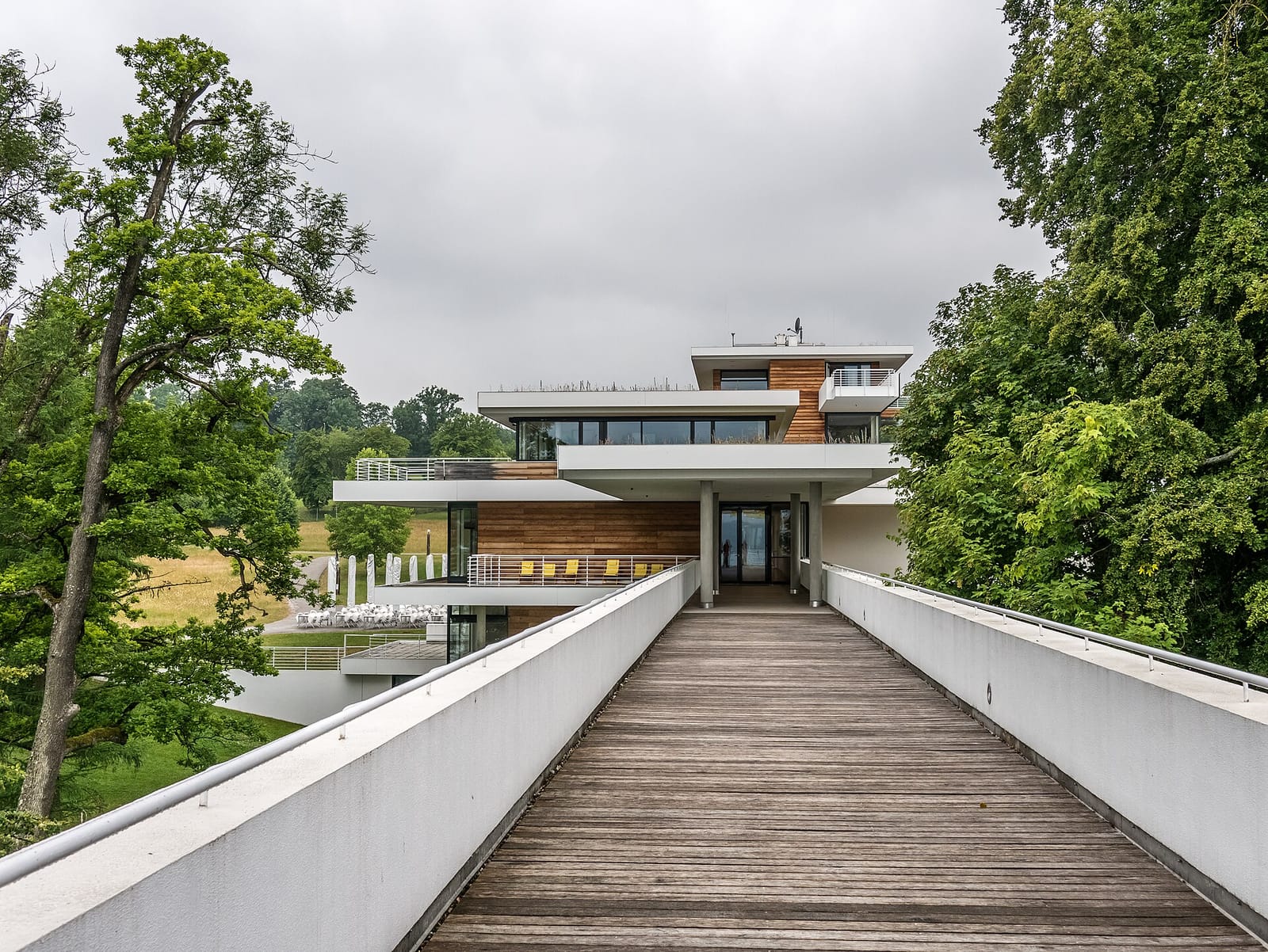 Museum of fantasy seen from the back