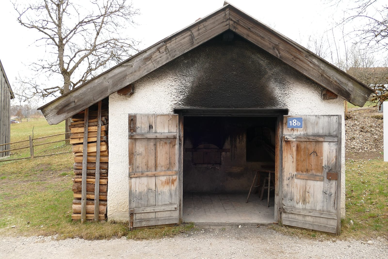 Baking oven in the open air museum Glentleiten - baking oven from Arget, building 18b