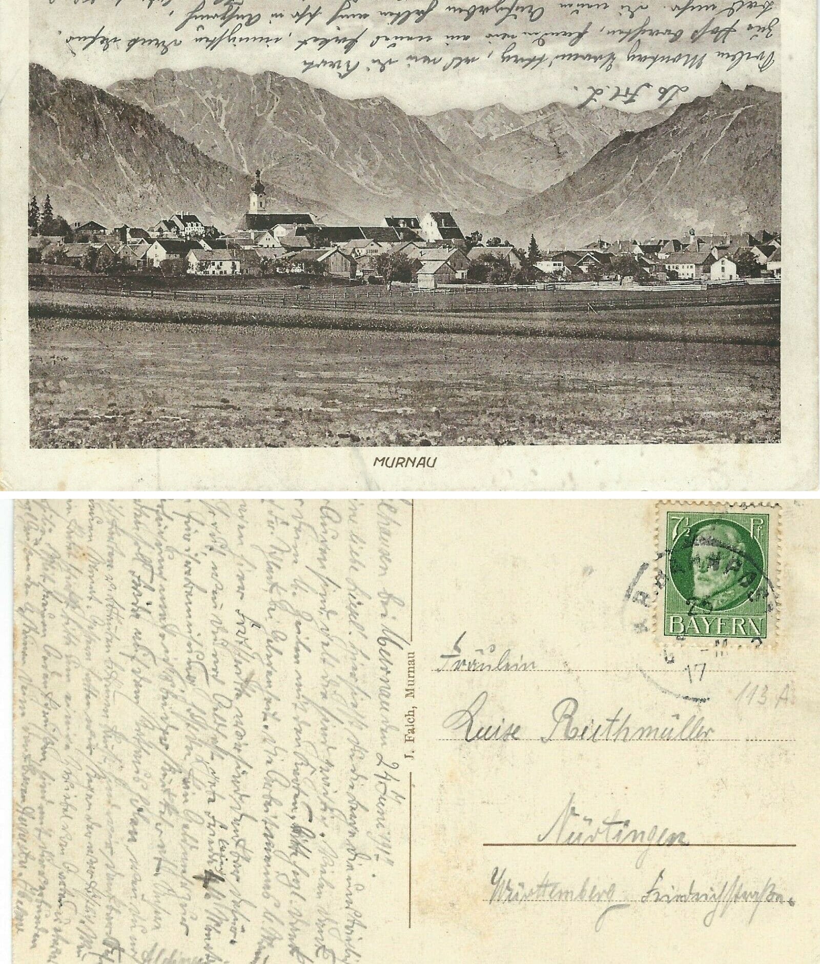 AK - Murnau - Ortsansicht - 1917