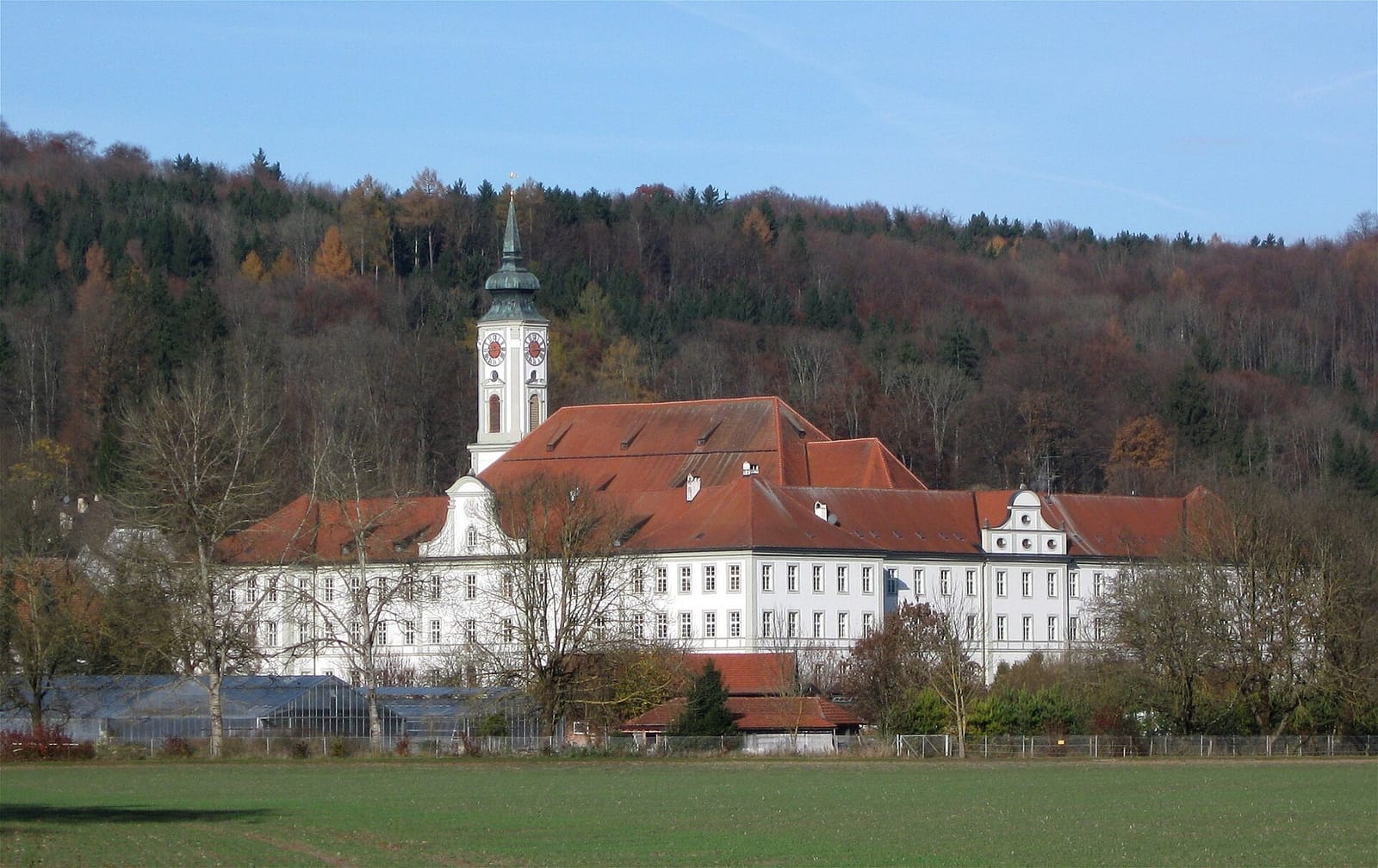 Kloster Schäftlarn von Südosten gesehen